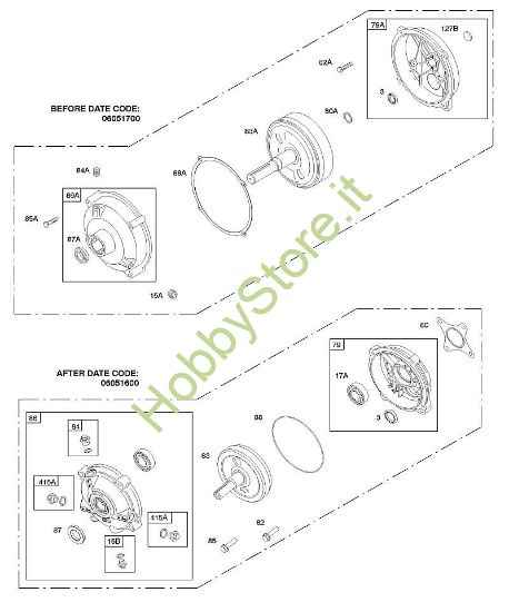 H - Riduttore B&S - 09 €¦ 091212-1356-E1 brand Stihl